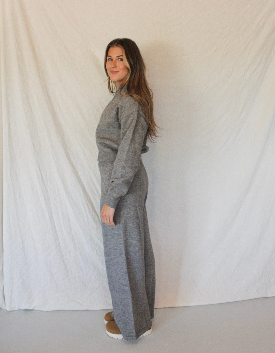 The Maren Knit Set - Charcoal