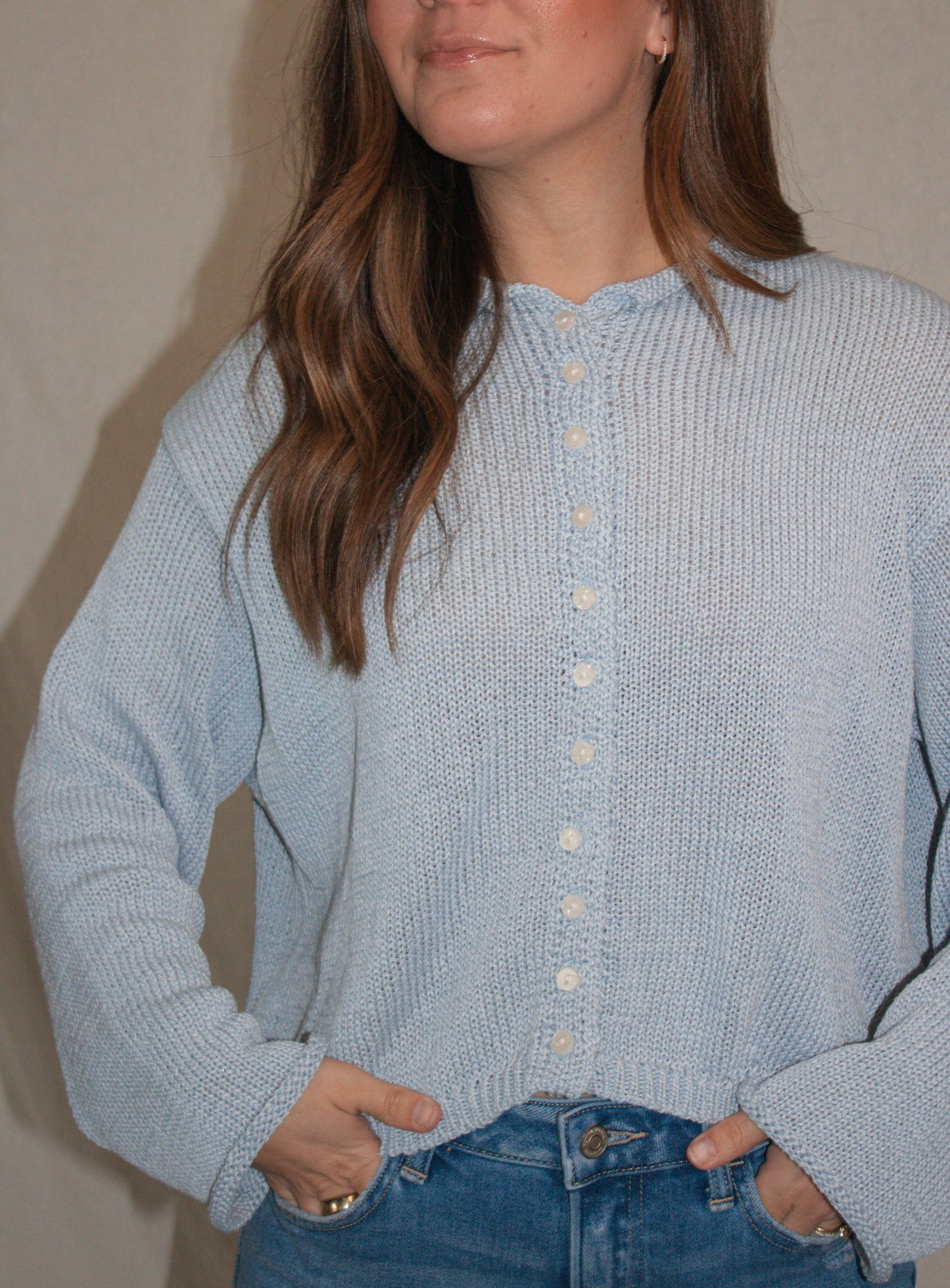 Bella Cardigan - Sky Blue