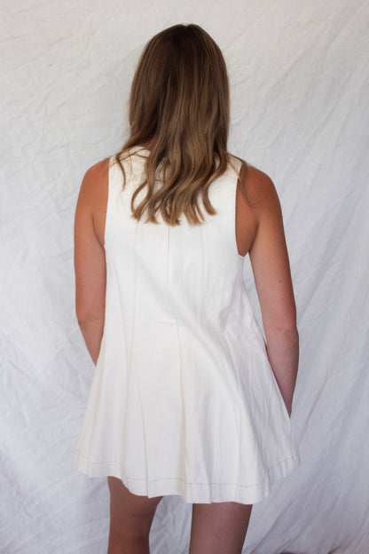 Nora Swing Romper - Off White