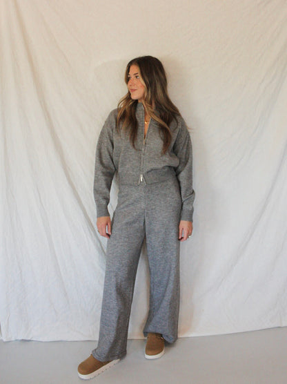 The Maren Knit Set - Charcoal