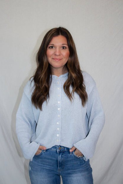 Bella Cardigan - Sky Blue