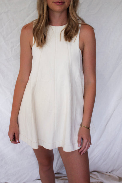 Nora Swing Romper - Off White