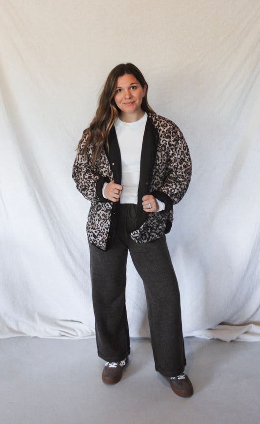 Sophie Quilted Jacket - Leopard
