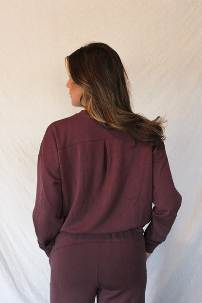 Remi Crewneck Sweatshirt – Plum