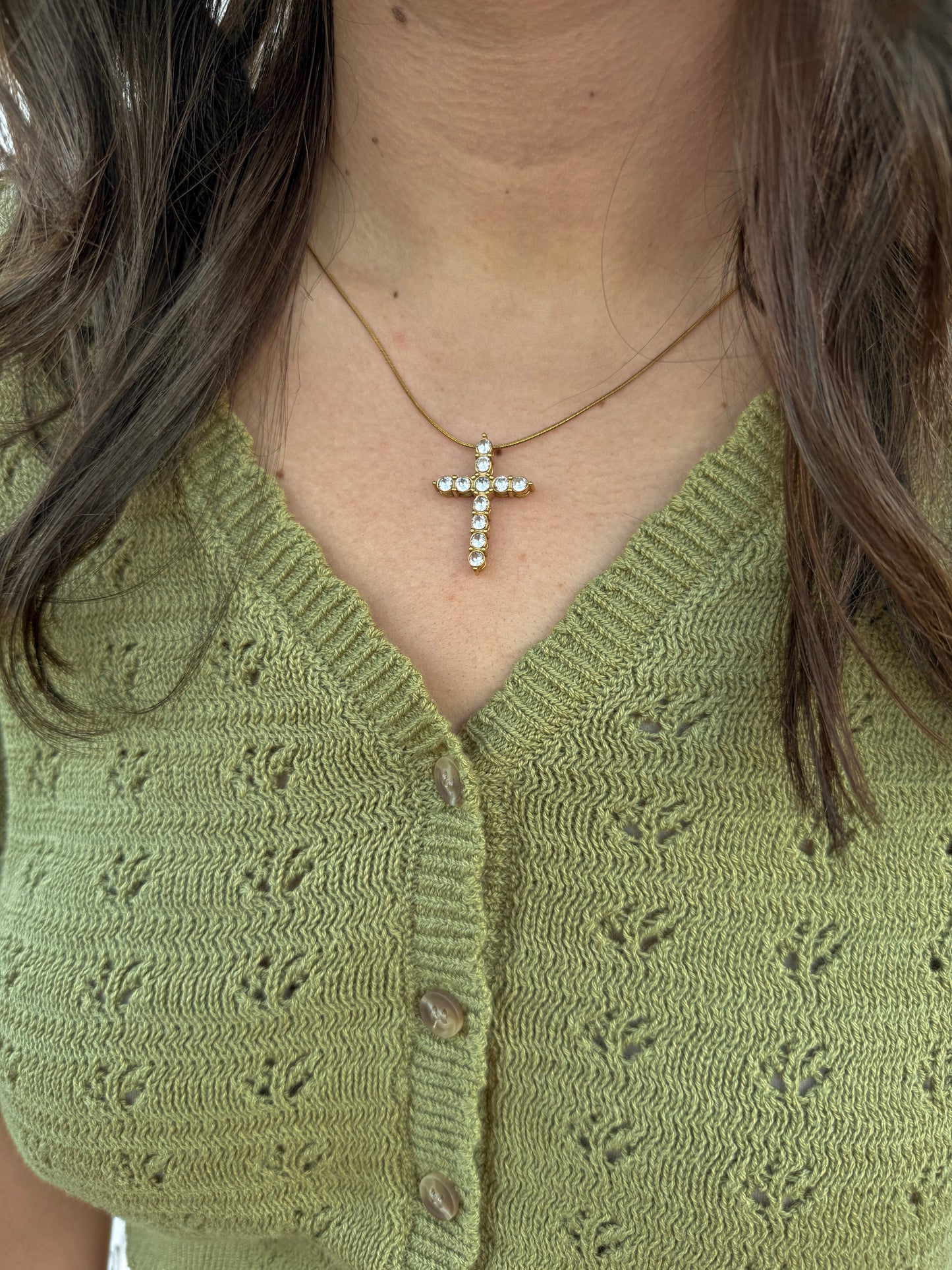 Diamond Cross Necklace