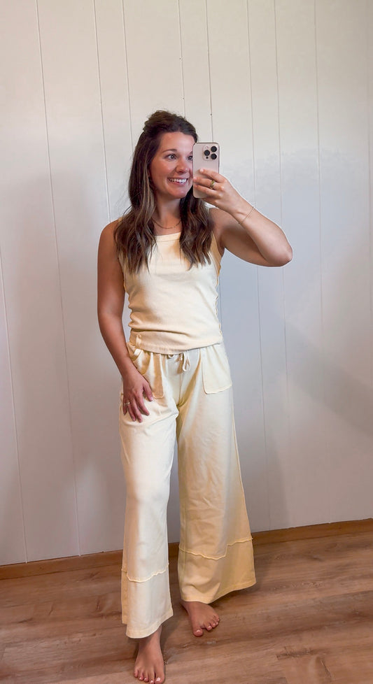 Lily Wide Leg Pant -  Lemonilla