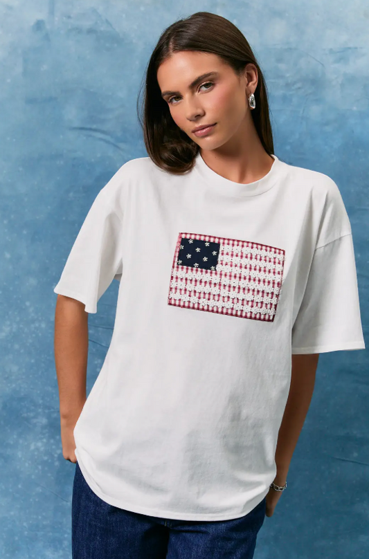 American Honey Tee - White